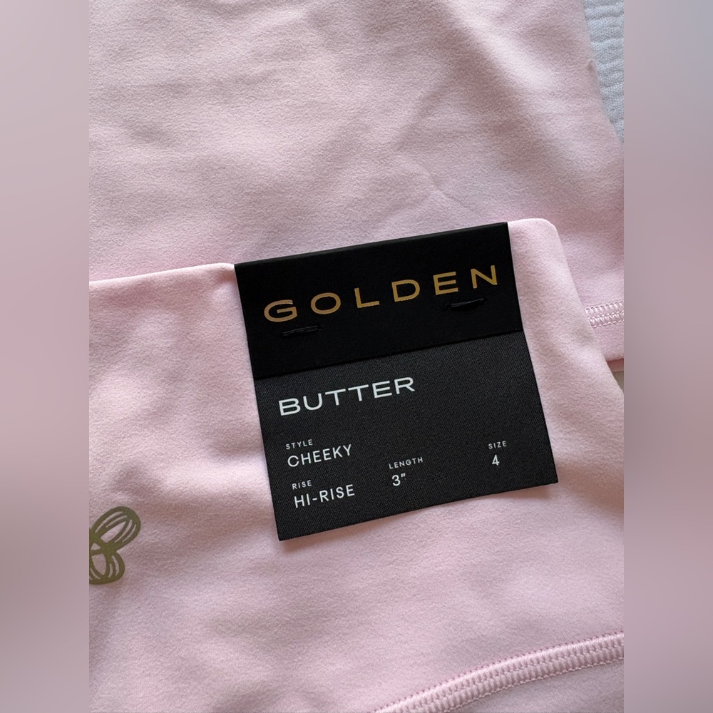 Aritzia Golden Butter Light Pink Cami and Biker Shorts NWT - Picture 6 of 7